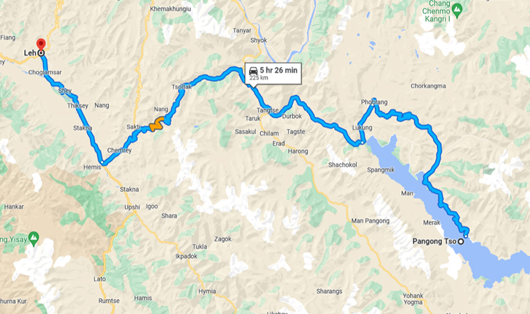 How to Reach The Ladakh Cottage Pangong From Leh Photo How to Reach The Ladakh Cottage Pangong From Leh